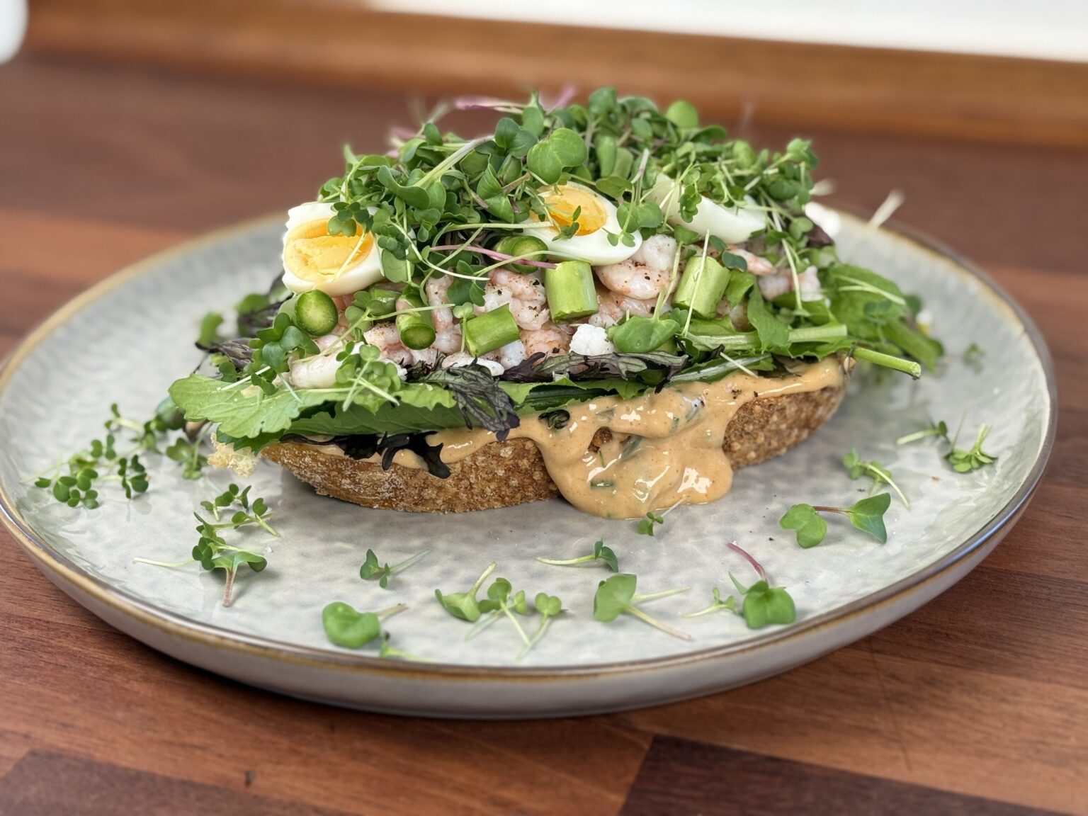 Klassisk rejemad med Thosand Island Dressing