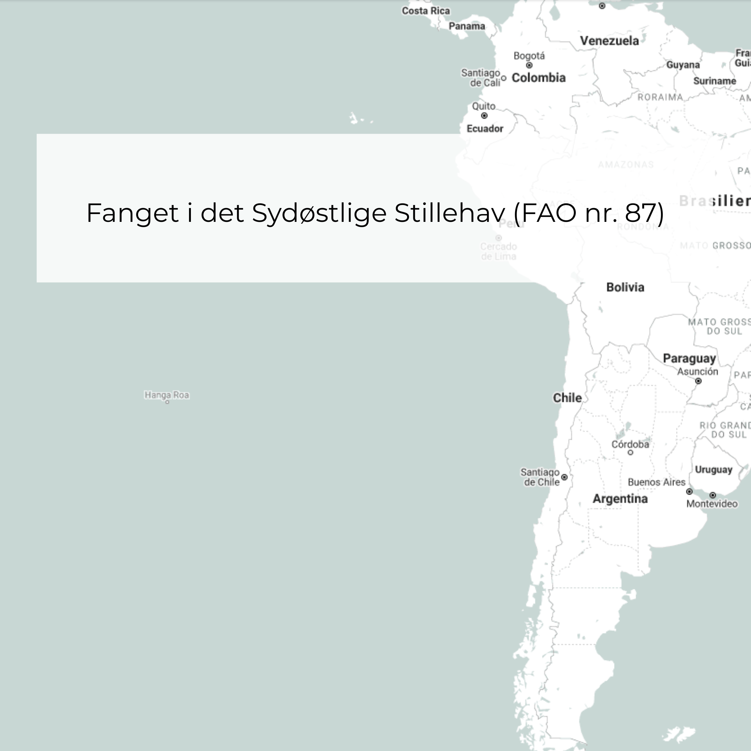 Fangstområde Håndpillede Chilerejer