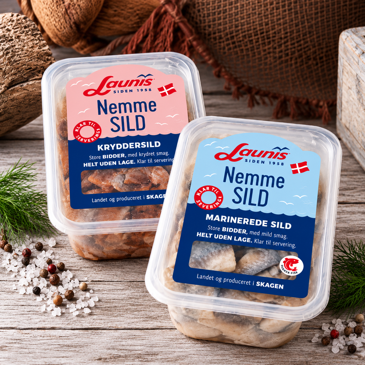 Nemme Sild uden lage fra Launis.